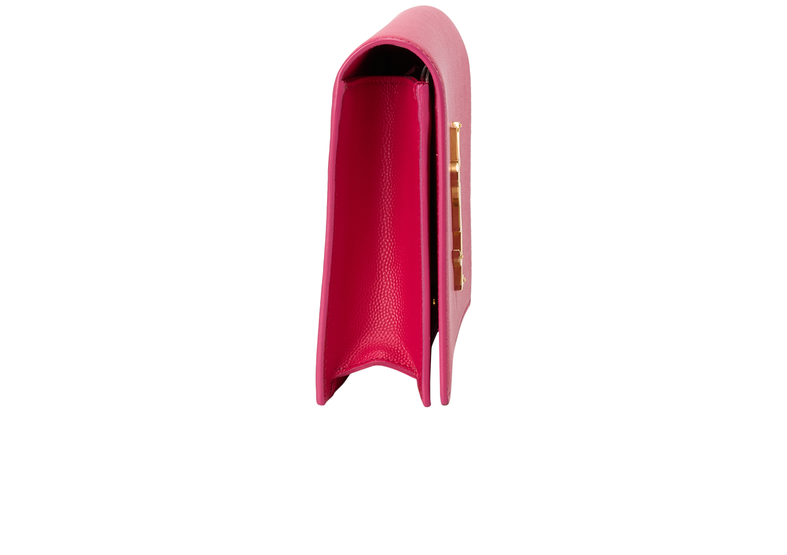 Medium Kate Clutch, &pound;510, Handbags, Pink, Leather, Side view
